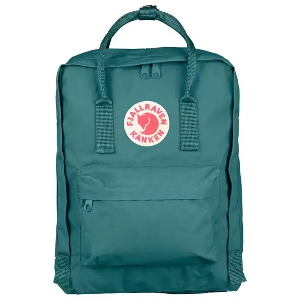 Fjallraven Kanken Backpack Frost Green EUC